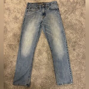 American Eagle Outfitters Blue Relaxed Straight Jeans Classic Style